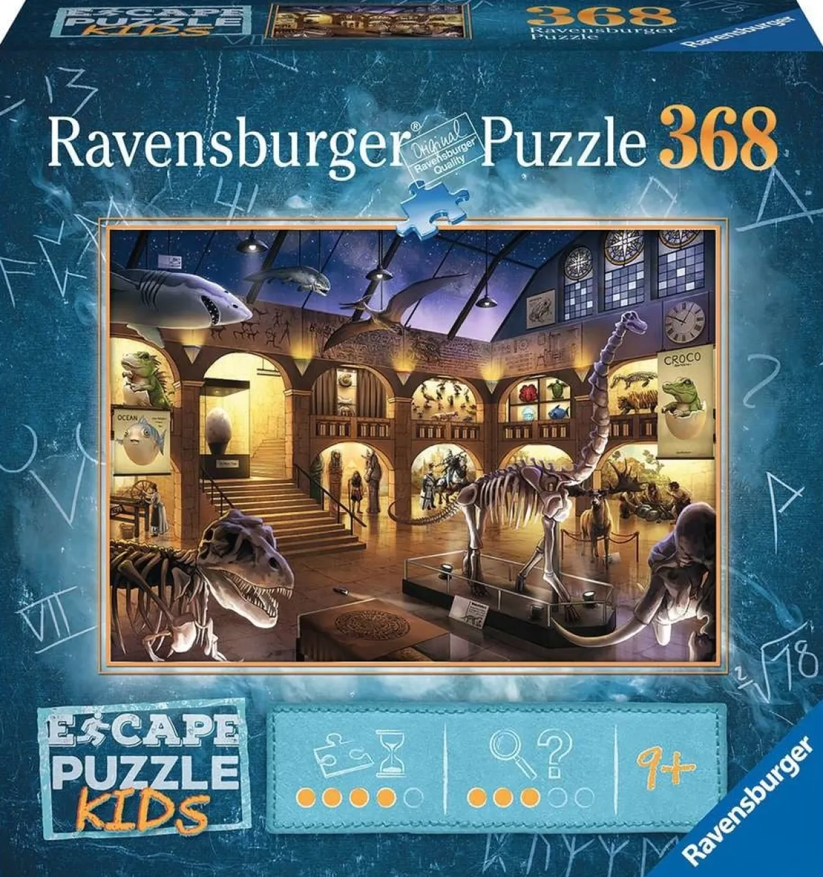 Ravensburger Fantasy|100-499<Escape Puzzel Kids: Museum- 368 stukjes