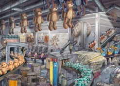 Ravensburger Fantasy|Dieren<Escape Puzzel: De speelgoedfabriek - 368 stukjes