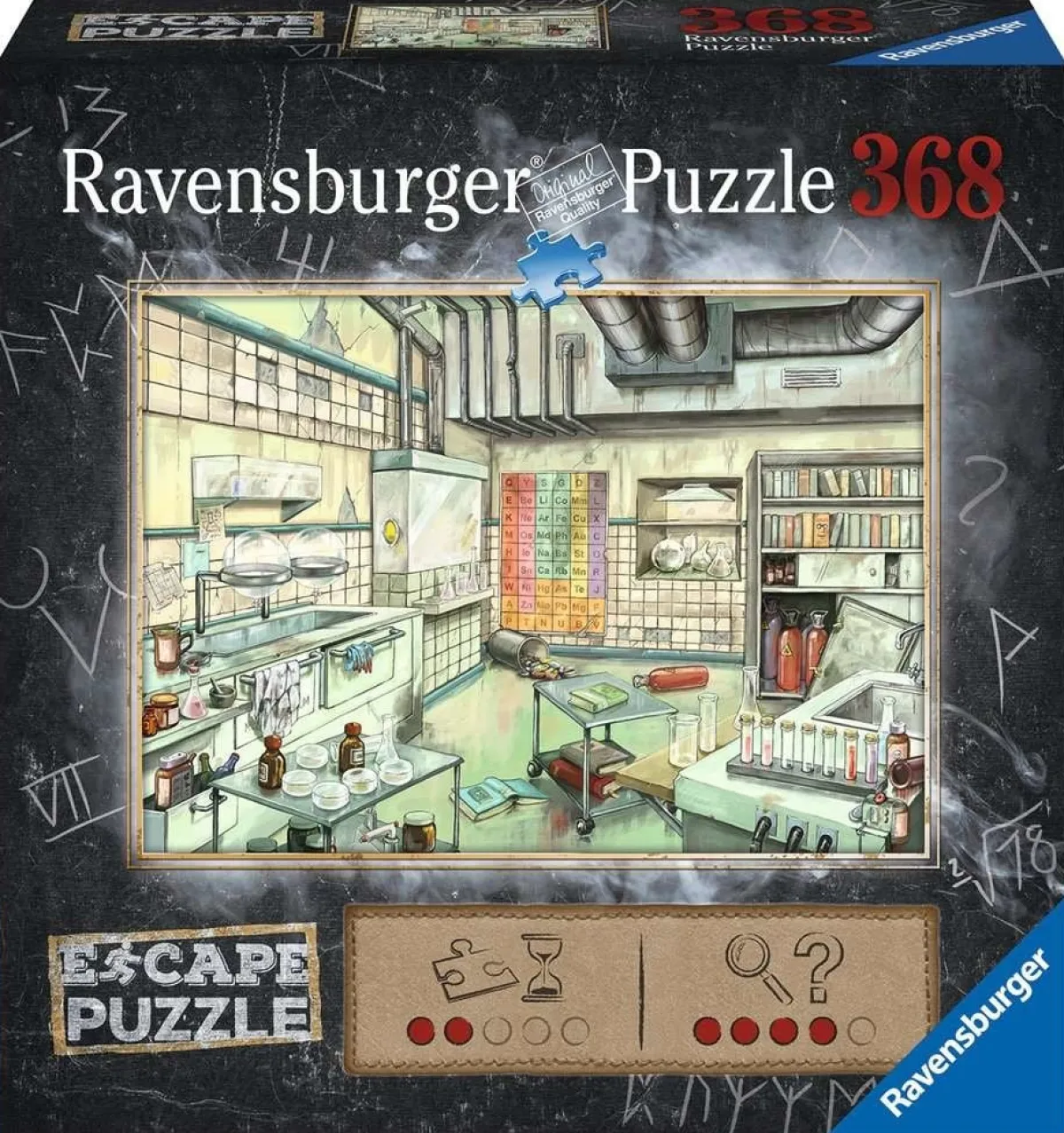 Ravensburger Fantasy|100-499<Escape Puzzel: Chemie Lab - 368 stukjes