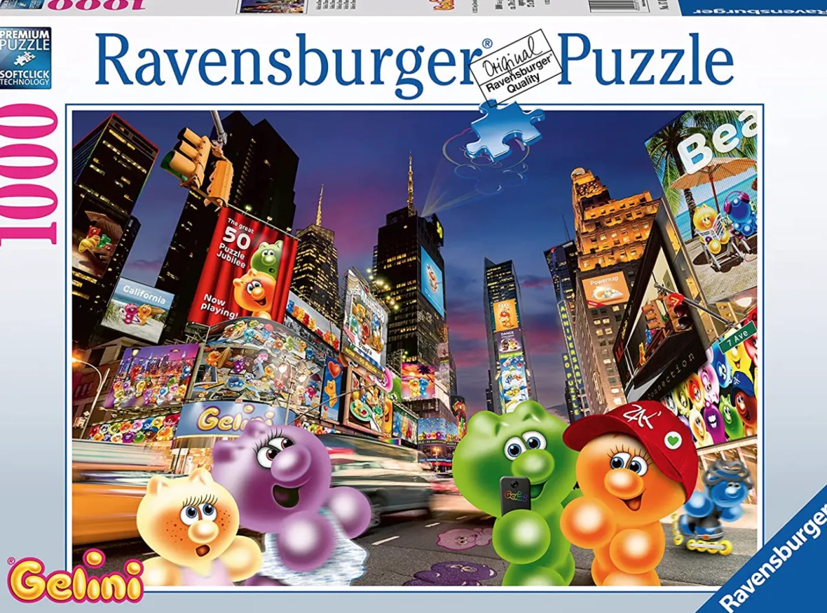Ravensburger Disney, Pixar, Marvel|Tekening<Gelini op Times Square - puzzel 1000 stukjes