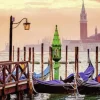 Ravensburger Landschappen|Steden En Gebouwen<Gondels in Venetië - legpuzzel van 1000 stukjes