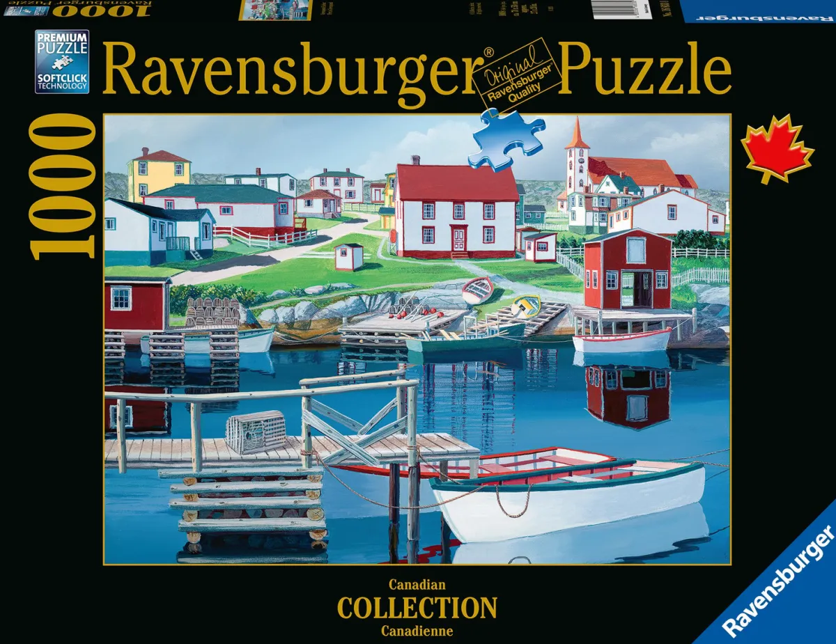 Ravensburger Steden En Gebouwen|1000-1499<Greenspond Harbor - puzzel van 1000 stukjes