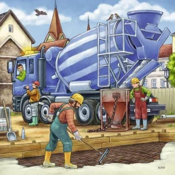 Kinderen Ravensburger Tekening|Legpuzzels<Grote bouwvoertuigen - 3 x 49 stukjes
