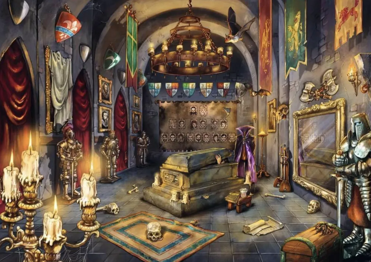 Ravensburger Fantasy|1000-1499<Het kasteel van de vampier - puzzel van 1000 stukjes