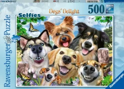 Kinderen Ravensburger Dieren|Legpuzzels<Honden selfie - puzzel van 500 stukjes