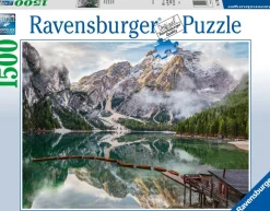 Ravensburger Landschappen|Steden En Gebouwen<Italian landscapes: Lake Braies - puzzel van 1500 stukjes