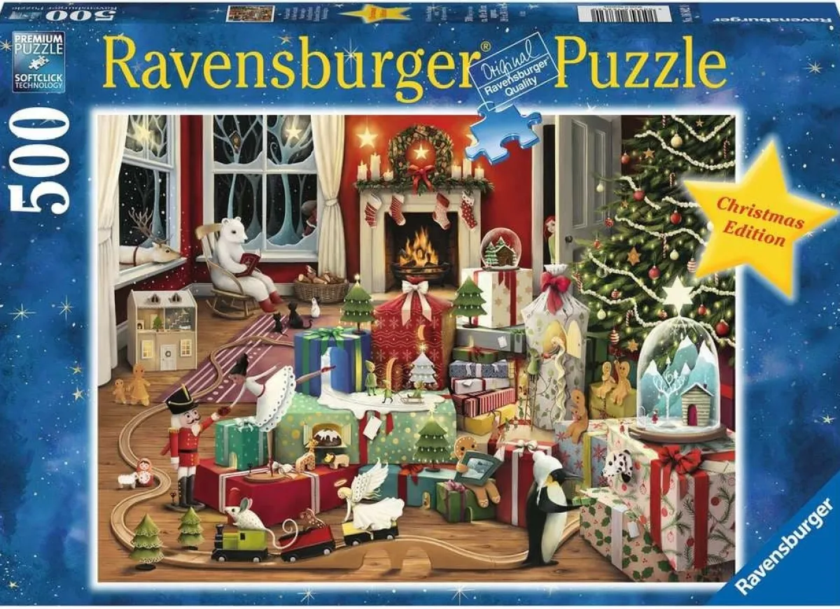Kinderen Ravensburger Tekening|Legpuzzels<Kersttijd - puzzel van 500 stukjes