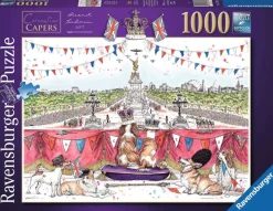 Ravensburger Tekening|Steden En Gebouwen<King Charles' Coronation Carpers - puzzel van 1000 stukjes