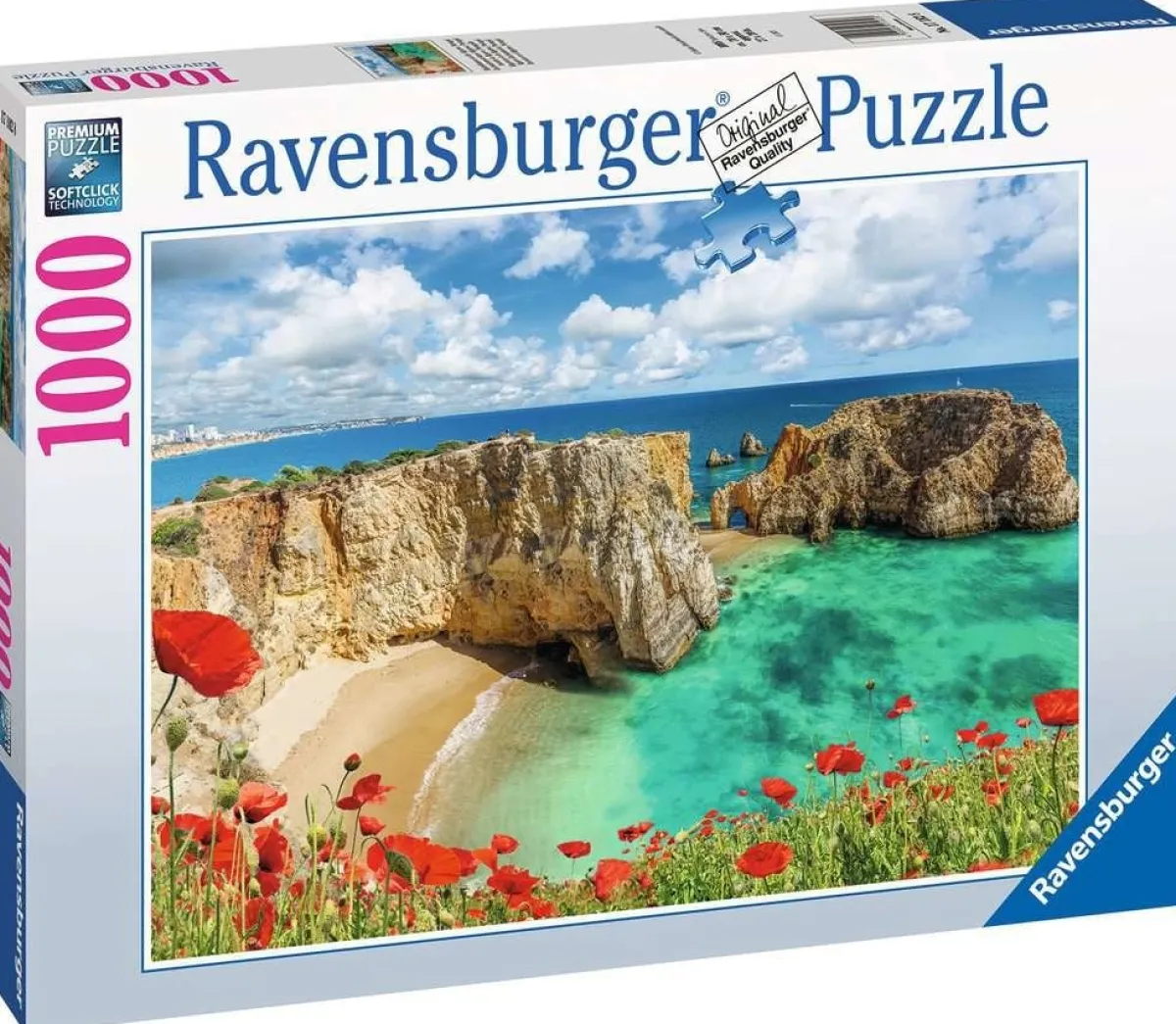Ravensburger Landschappen|1000-1499<Klaprozen in de Algarve, Portugal - puzzel van 1000 stukjes