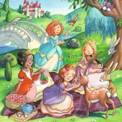 Kinderen Ravensburger Tekening|Legpuzzels<Kleine Prinsessen - 3 puzzels van 49 stukjes