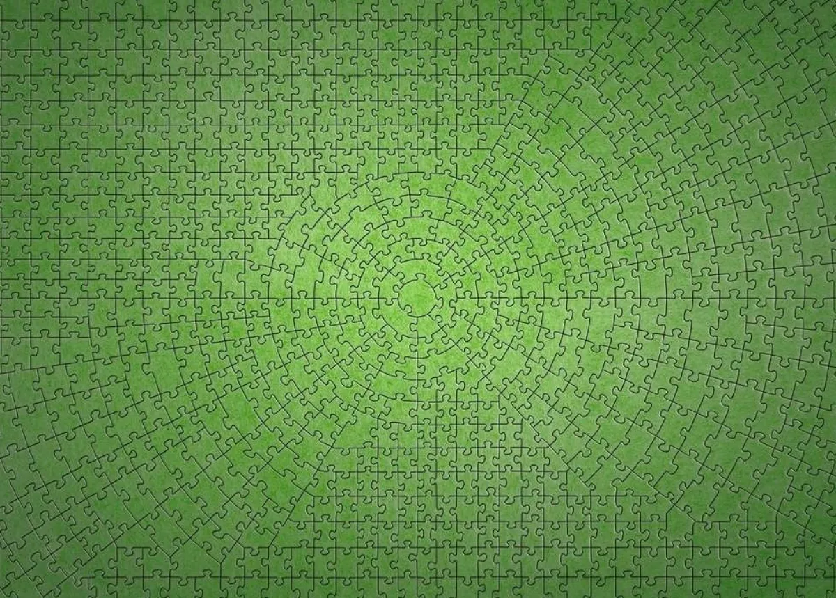 Ravensburger Speciale Vorm|Breinbrekers<Krypt - Neon Groen - puzzel van 736 stukjes