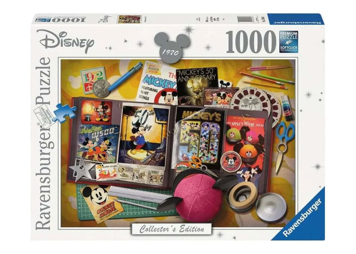 Ravensburger Disney, Pixar, Marvel|1000-1499<Mickey's Verjaardag 1970 - Disney Collector's Edition - 1000 stukjes