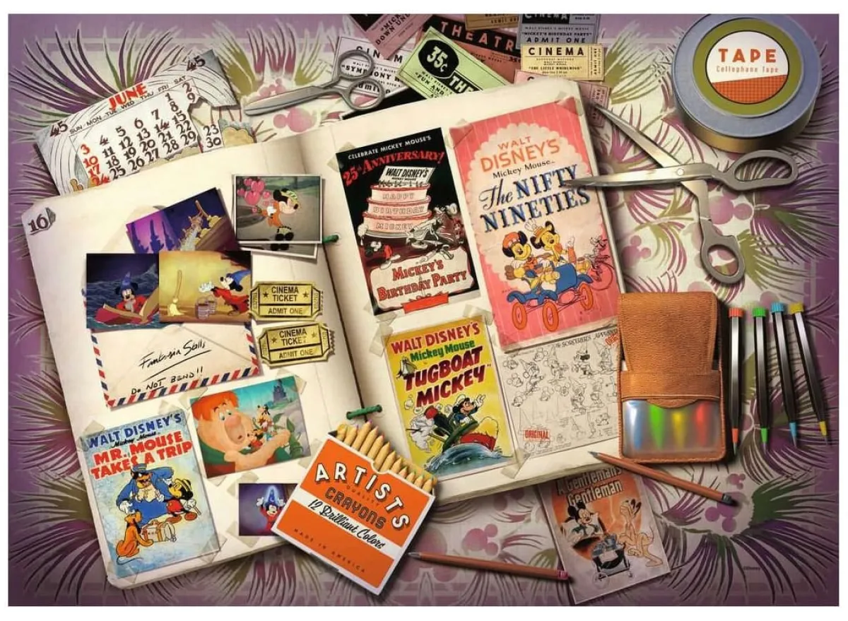 Ravensburger Disney, Pixar, Marvel|1000-1499<Mickey's Verjaardag 1940 - Disney Collector's Edition - 1000 stukjes