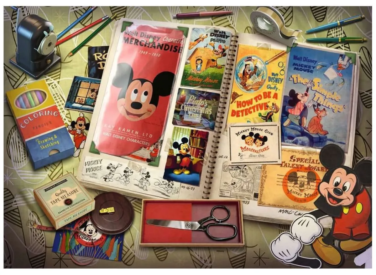 Ravensburger Disney, Pixar, Marvel|1000-1499<Mickey's Verjaardag 1950 - Disney Collector's Edition - 1000 stukjes