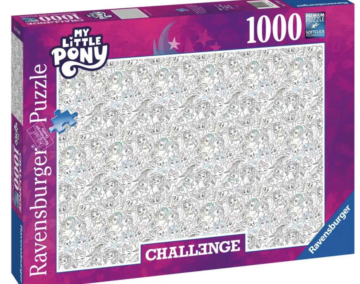 Ravensburger Disney, Pixar, Marvel|1000-1499<My Little Pony - Challenge - puzzel van 1000 stukjes
