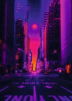 Ravensburger Steden En Gebouwen|1000-1499<New York NeonArt - puzzel van 1000 stukjes