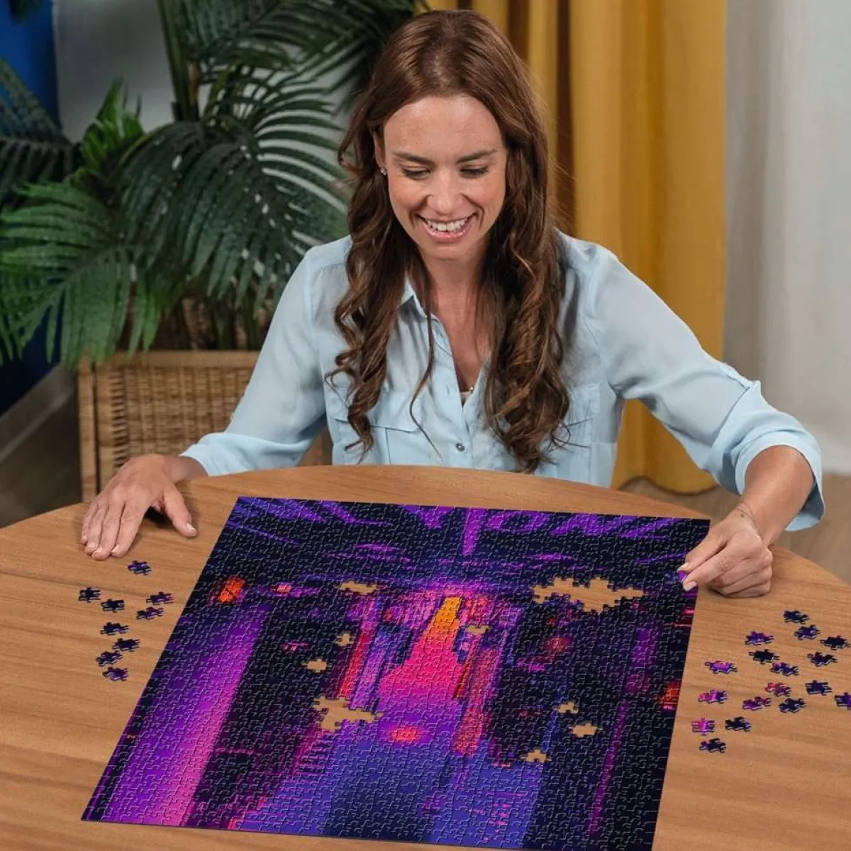 Ravensburger Steden En Gebouwen|1000-1499<New York NeonArt - puzzel van 1000 stukjes
