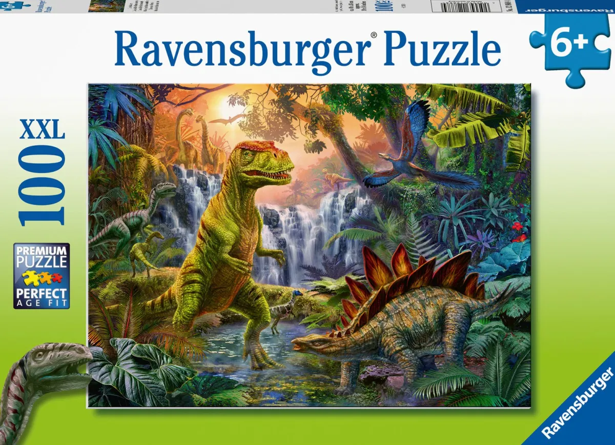 Kinderen Ravensburger Dieren|Legpuzzels<Oase van dinosauriërs - puzzel van 100 stukjes