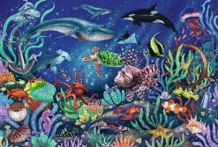 Kinderen Ravensburger Speciale Vorm|Dieren<Onder de Zee - Houten Contourpuzzel - 500 stukjes