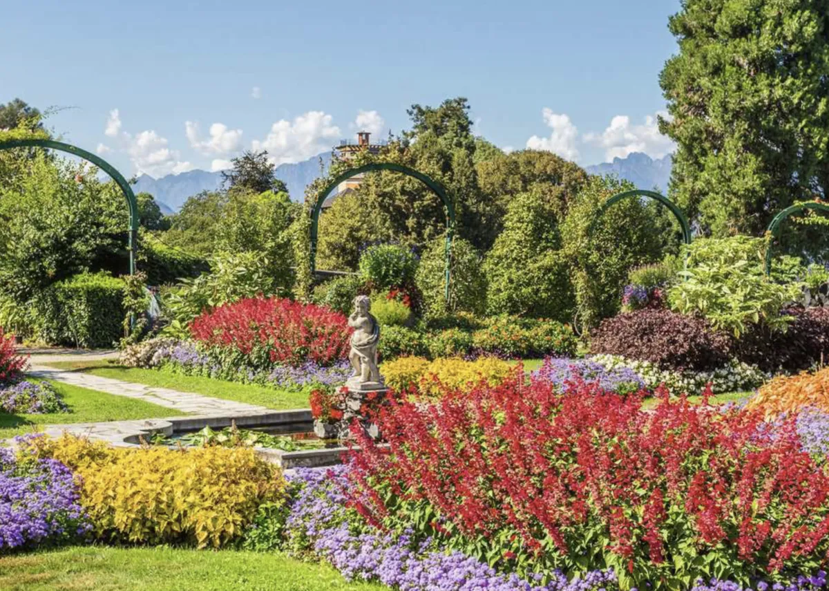 Ravensburger Landschappen|1000-1499<Park van Villa Pallavicino - Stresa in italië - puzzel van 1000 stukjes