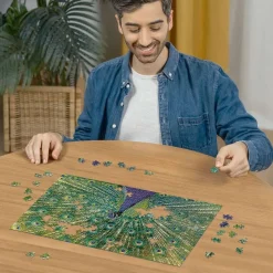 Kinderen Ravensburger Dieren|Legpuzzels<Pauw - Kleurrijke Dieren - puzzel van 500 stukjes