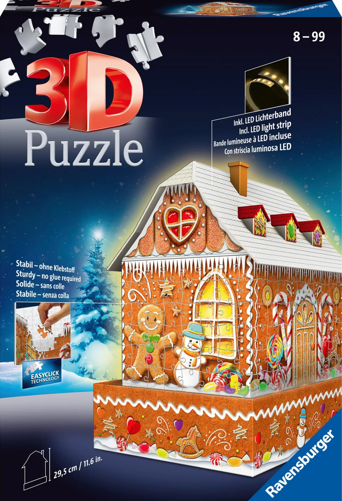 Kinderen Ravensburger 3d Puzzels|Steden En Gebouwen<Peperkoekenhuisje - 3D puzzel - 216 stukjes