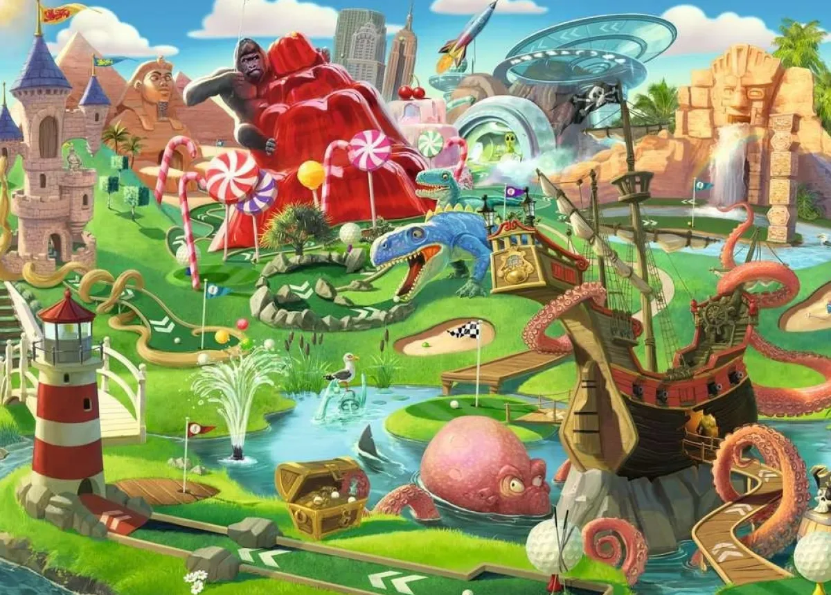 Ravensburger Tekening|500-999<Putt Putt Paradise - 500 XL stukjes