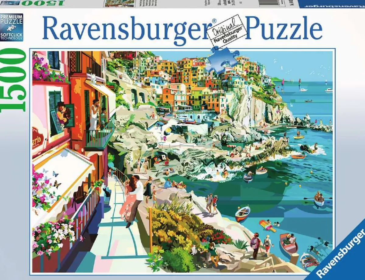 Ravensburger Steden En Gebouwen|1500-1999<Romance in Cinque Terre - puzzel van 1500 stukjes
