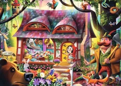 Ravensburger Disney, Pixar, Marvel|Tekening<Roodkapje en de Wolf - puzzel van 1000 stukjes