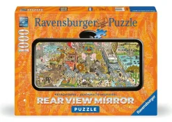 Ravensburger Tekening|1000-1499<Safari - Rearview Mirror - puzzel van 1000 stukjes