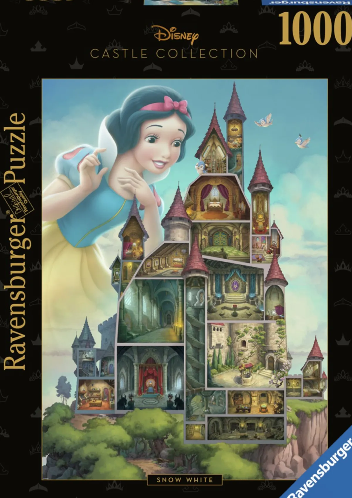 Ravensburger Disney, Pixar, Marvel|1000-1499<Sneeuwwitje - Disney Kasteel 1 - puzzel van 1000 stukjes