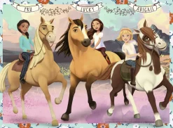 Kinderen Ravensburger Disney, Pixar, Marvel|Dieren<Spirit - Lucky en haar vriendinnen - puzzel van 100 stukjes