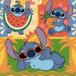 Kinderen Ravensburger Disney, Pixar, Marvel|Legpuzzels<Stitch - 3 puzzels van 49 stukjes