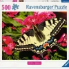 Kinderen Ravensburger Dieren|Legpuzzels<Vlinder - Kleurrijke Dieren - puzzel van 500 stukjes