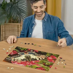 Kinderen Ravensburger Dieren|Legpuzzels<Vlinder - Kleurrijke Dieren - puzzel van 500 stukjes