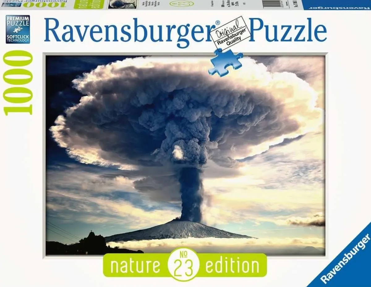 Ravensburger Landschappen|1000-1499<Vulkaan Etna - Nature Edition n° 23 - puzzel van 1000 stukjes
