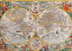 Ravensburger Kunst En Cultuur|Astrologie & Wereldkaarten<Wereldkaart uit 1594 - 1500 stukjes