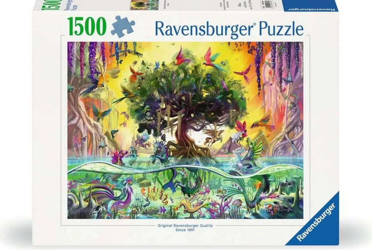 Ravensburger Fantasy|Tekening<Zee-Eenhoorn - puzzel van 1500 stukjes