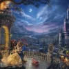 Schmidt Disney, Pixar, Marvel|1000-1499<Beauty and the Beast - Thomas Kinkade - puzzel van 1000 stukjes