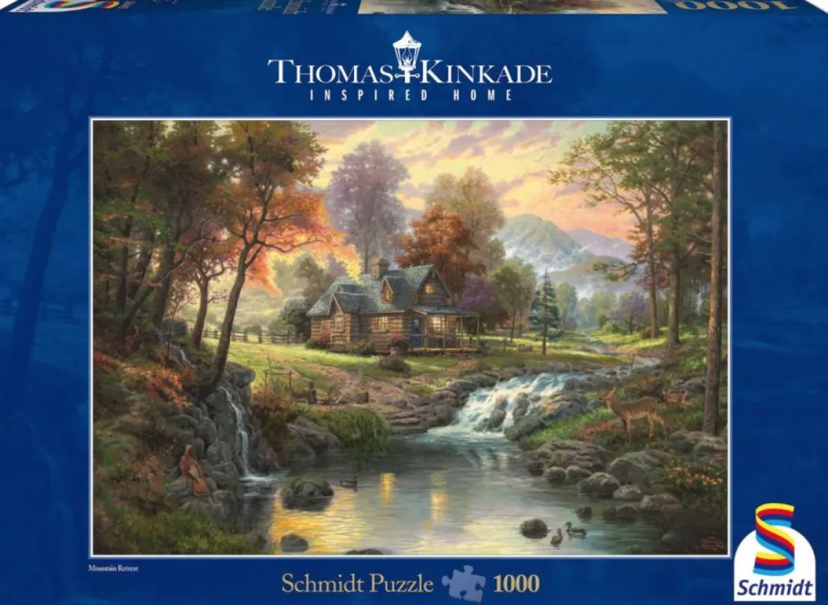 Schmidt Kunst En Cultuur|Landschappen<Bergrust - Thomas Kinkade - puzzel van 1000 stukjes