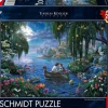 Schmidt Disney, Pixar, Marvel|1000-1499<De Kleine Zeemeermin en Prins Eric - Thomas Kinkade - puzzel van 1000 stukjes