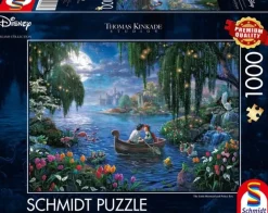 Schmidt Disney, Pixar, Marvel|1000-1499<De Kleine Zeemeermin en Prins Eric - Thomas Kinkade - puzzel van 1000 stukjes