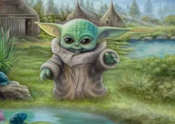 Schmidt Star Wars|1000-1499<De Mandalorian - Babyjoda - Thomas Kinkade - puzzel van 1000 stukjes