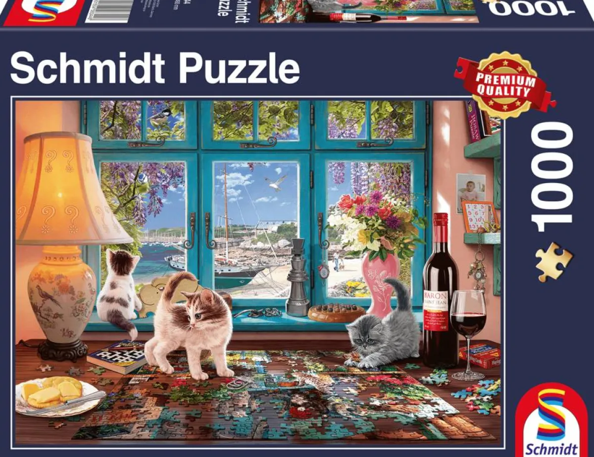 Schmidt Tekening|Dieren<De puzzeltafel - puzzel van 1000 stukjes