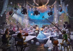 Schmidt Disney, Pixar, Marvel|1000-1499<Disney 100 jaar Feest - Thomas Kinkade - puzzel van 1000 stukjes