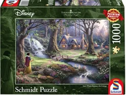 Schmidt Disney, Pixar, Marvel|1000-1499<Sneeuwwitje - Thomas Kinkade - puzzel van 1000 stukjes