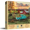 SUNSOUT Dieren|500-999<Fall Sunset at the Barn - legpuzzel van 550 stukjes