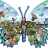 SUNSOUT Speciale Vorm|Dieren<Vlinder Boerderij - legpuzzel van 1000 stukjes