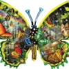 SUNSOUT Speciale Vorm|Dieren<Vlinder Migratie - legpuzzel van 1000 stukjes