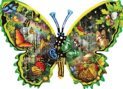 SUNSOUT Speciale Vorm|Dieren<Vlinder Migratie - legpuzzel van 1000 stukjes